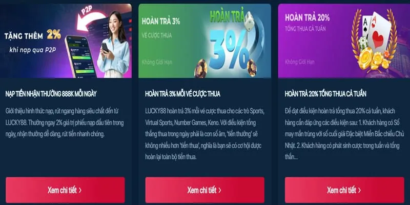 Thưởng nạp lần đầu K88CC